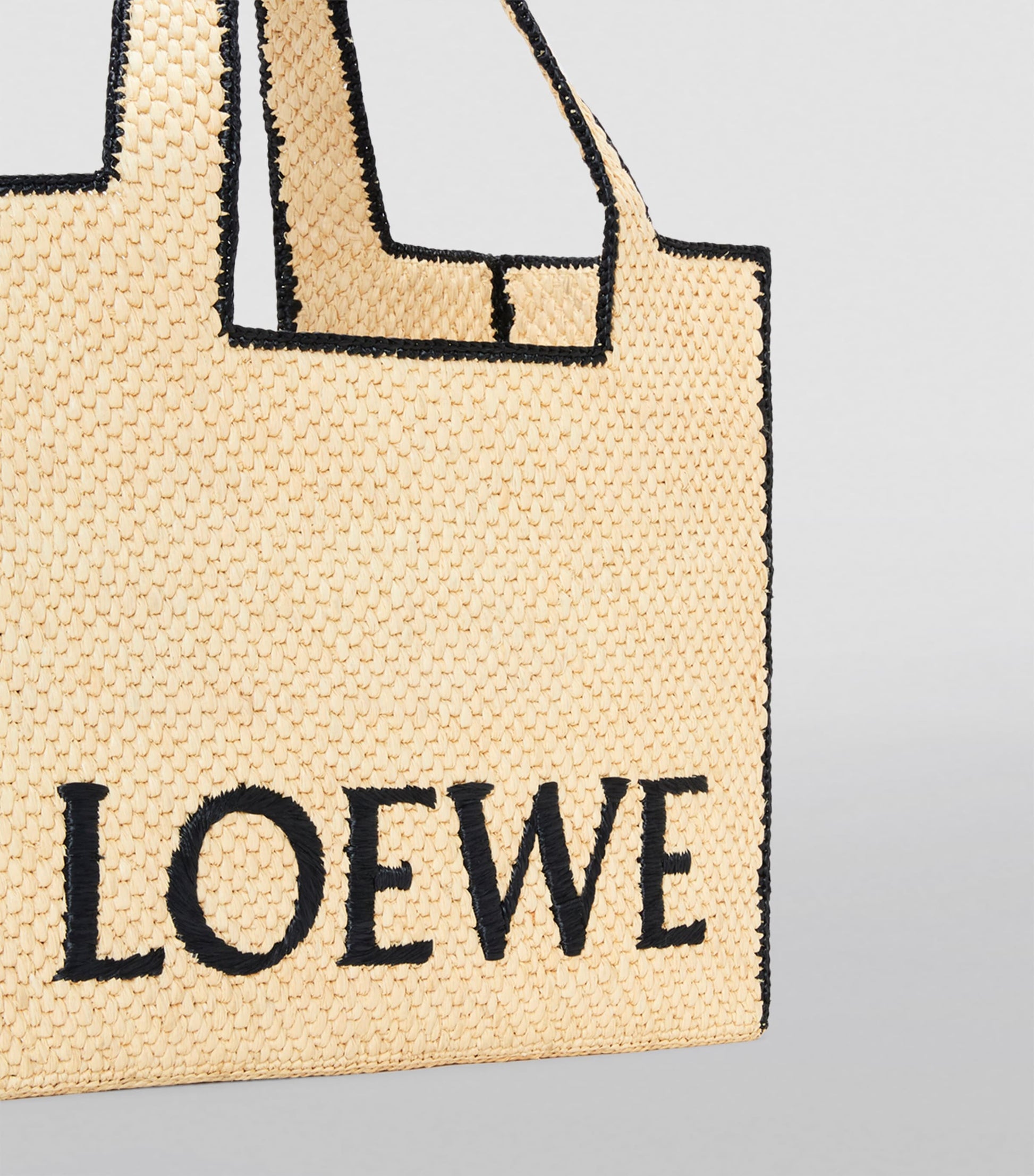 LOEWE Beige x Paula's Ibiza Large Font Tote Bag