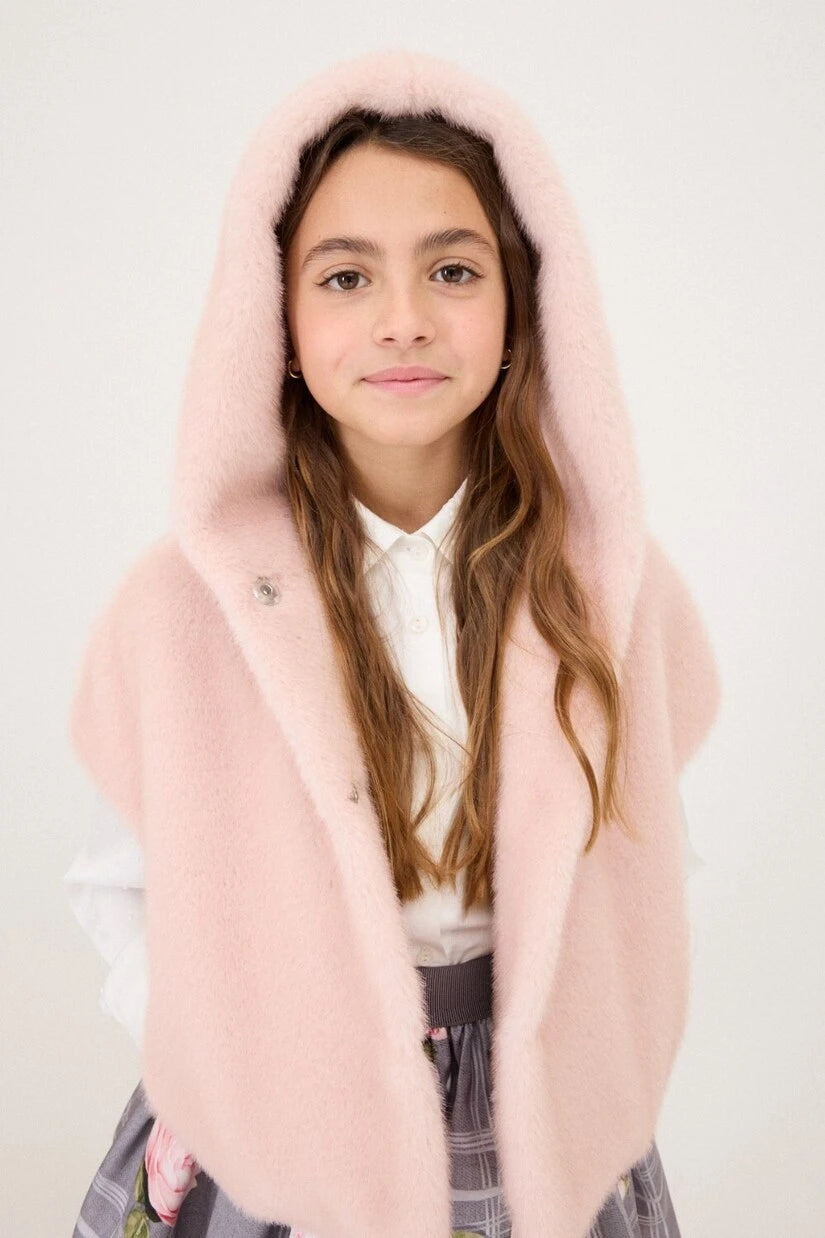 Monnalisa - Hooded teddy vest