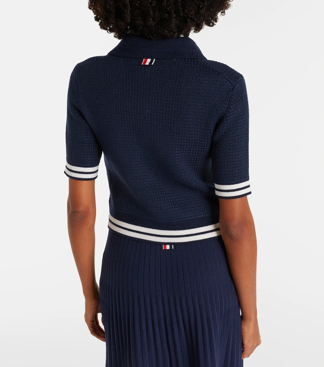 Thom Browne - Silk-blend polo shirt
