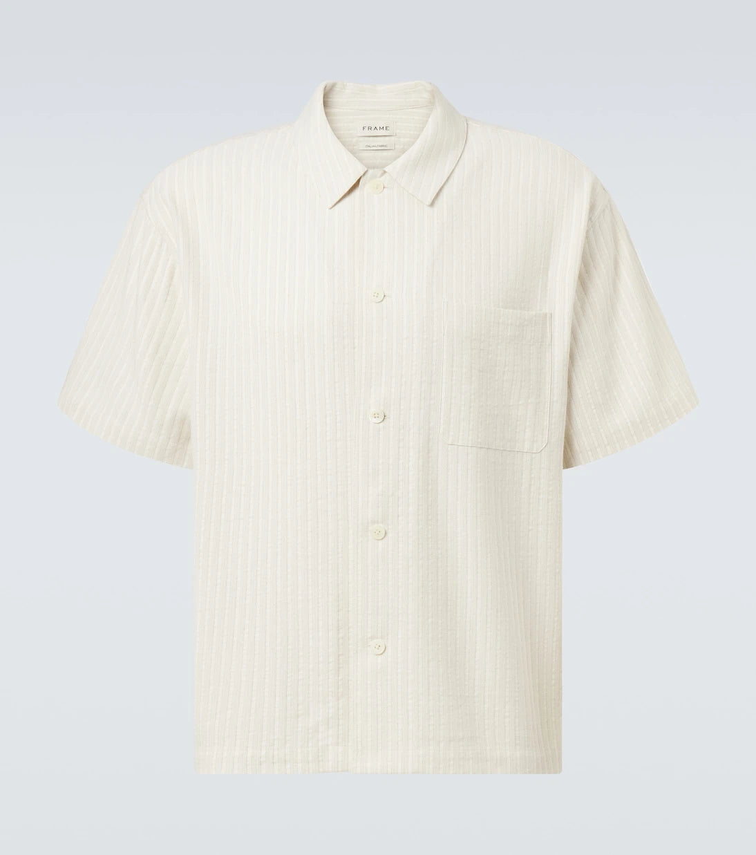 Frame - Striped bowling shirt