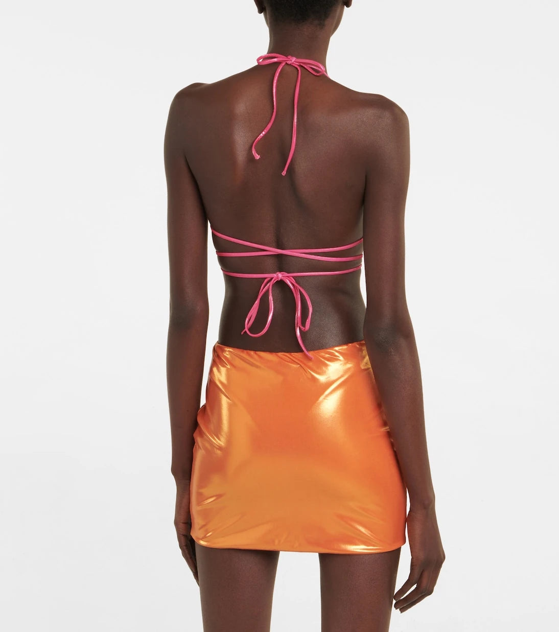 Alessandra Rich - Metallic miniskirt