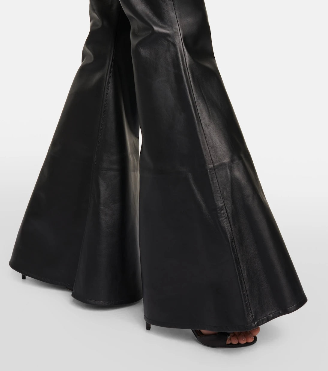 Alaïa - Flared leather pants