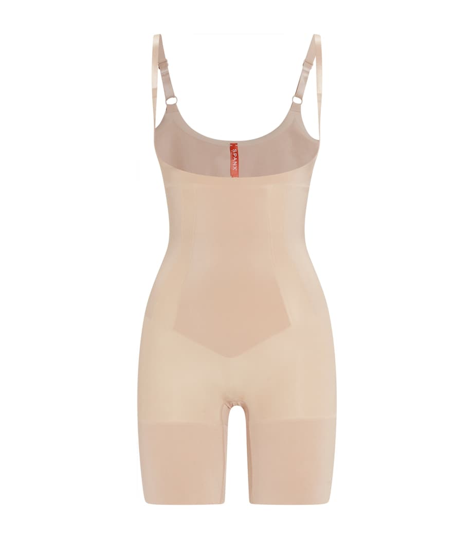 SPANXsculpt OnCore Open-Bust Mid-Thigh Bodysuit - Firm Control