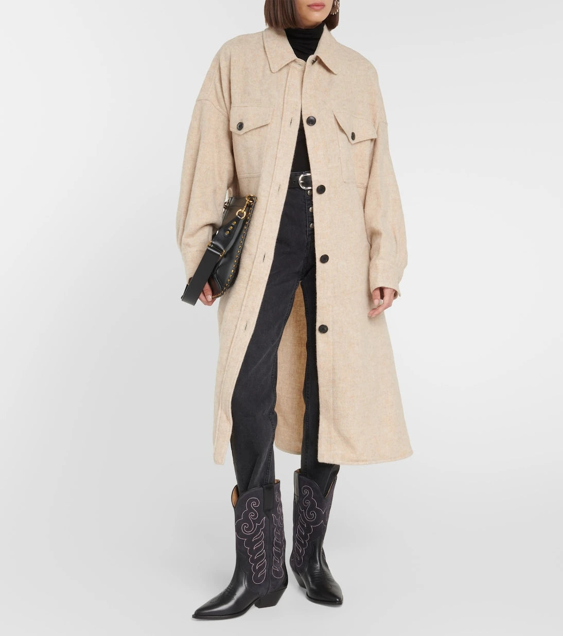 Marant Etoile - Fontia wool-blend coat