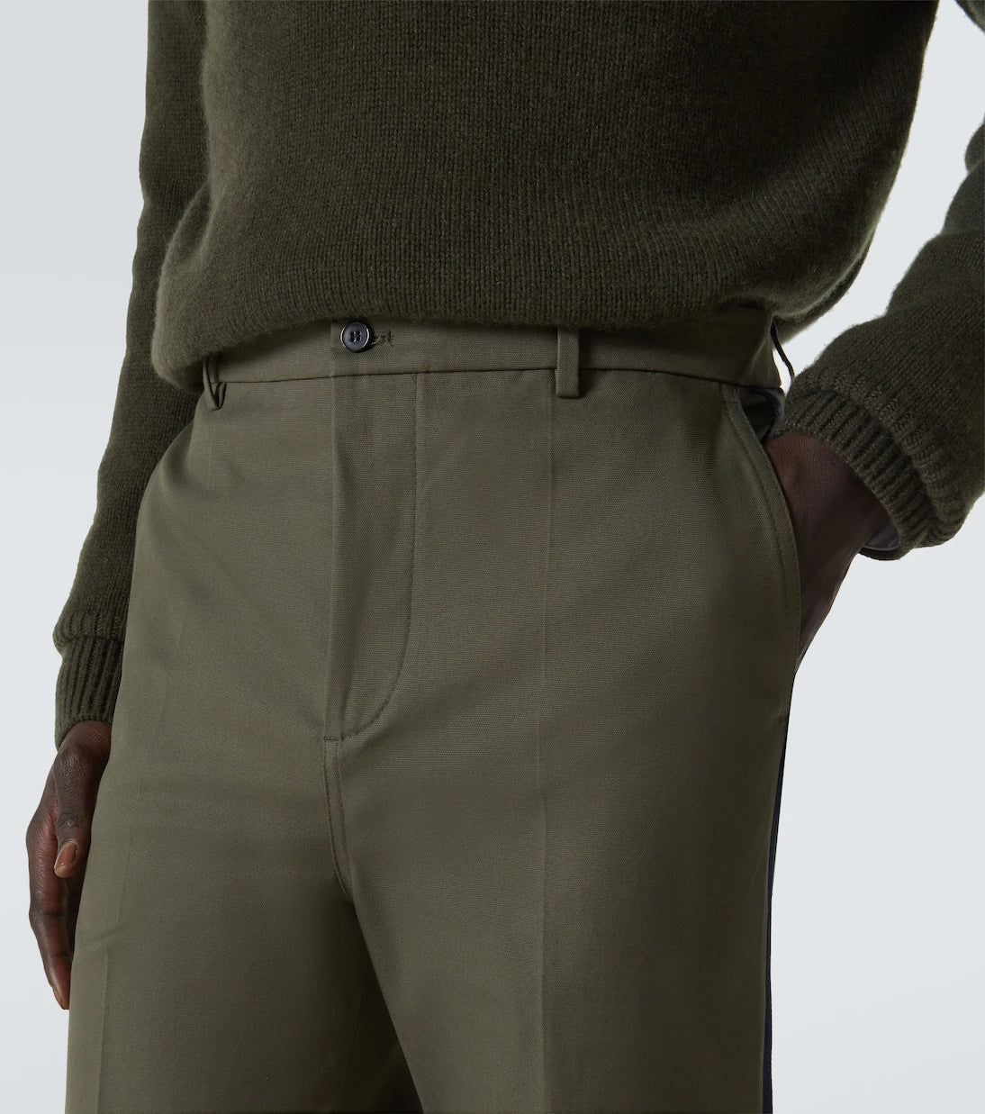 Valentino - Cotton straight pants