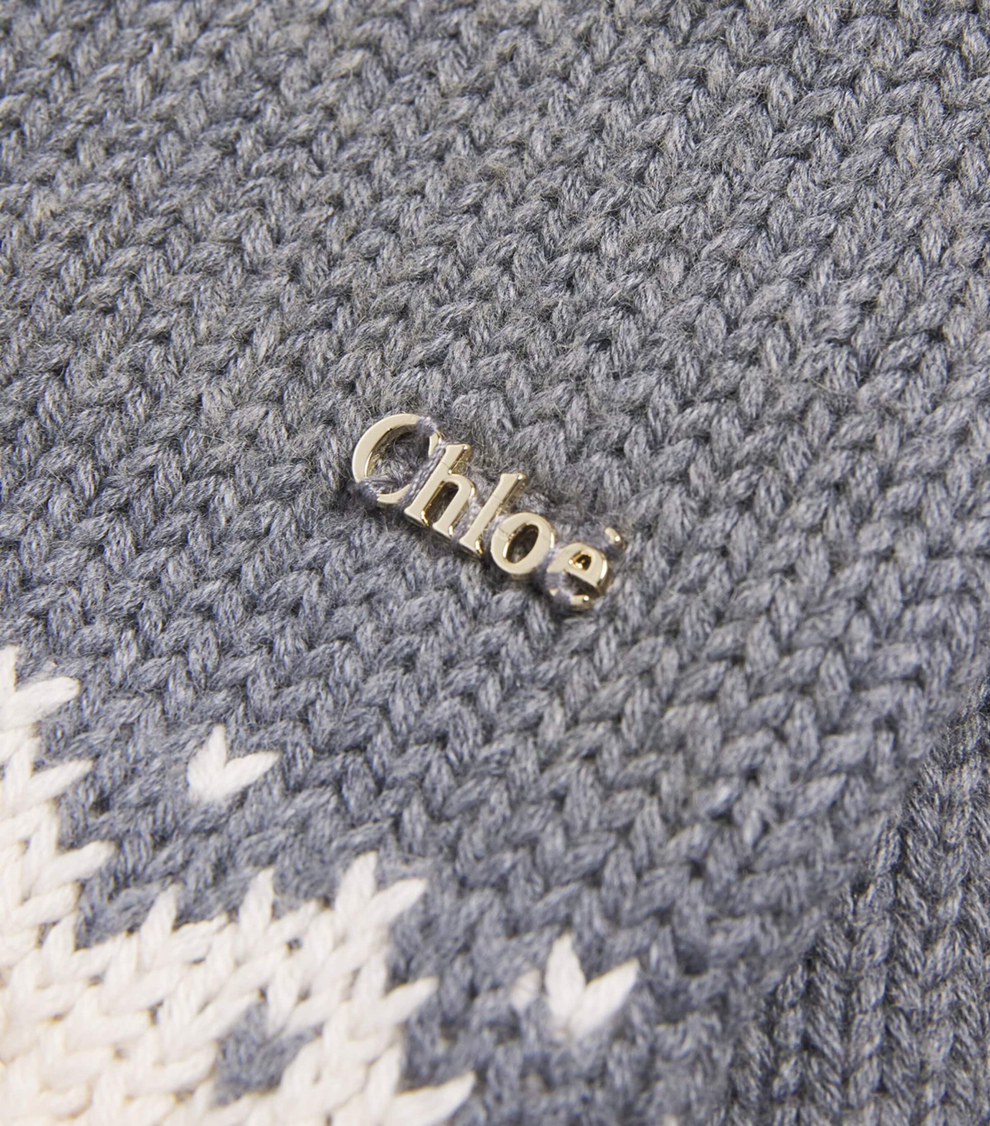 Chloé Kids Cotton-Wool Fair Isle Sweater (4-5 Years)