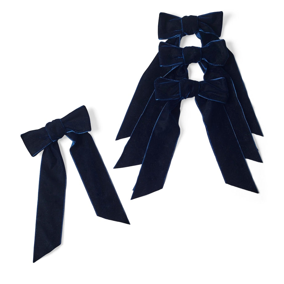 Maison Margaux Set of 4 Velvet Bow Napkin Holders