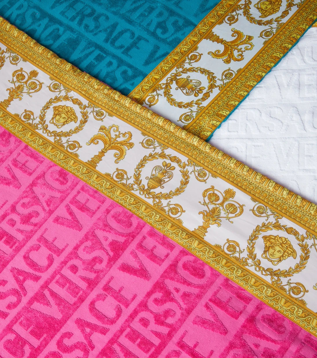 Versace Home - Versace Allover cotton terry beach towel