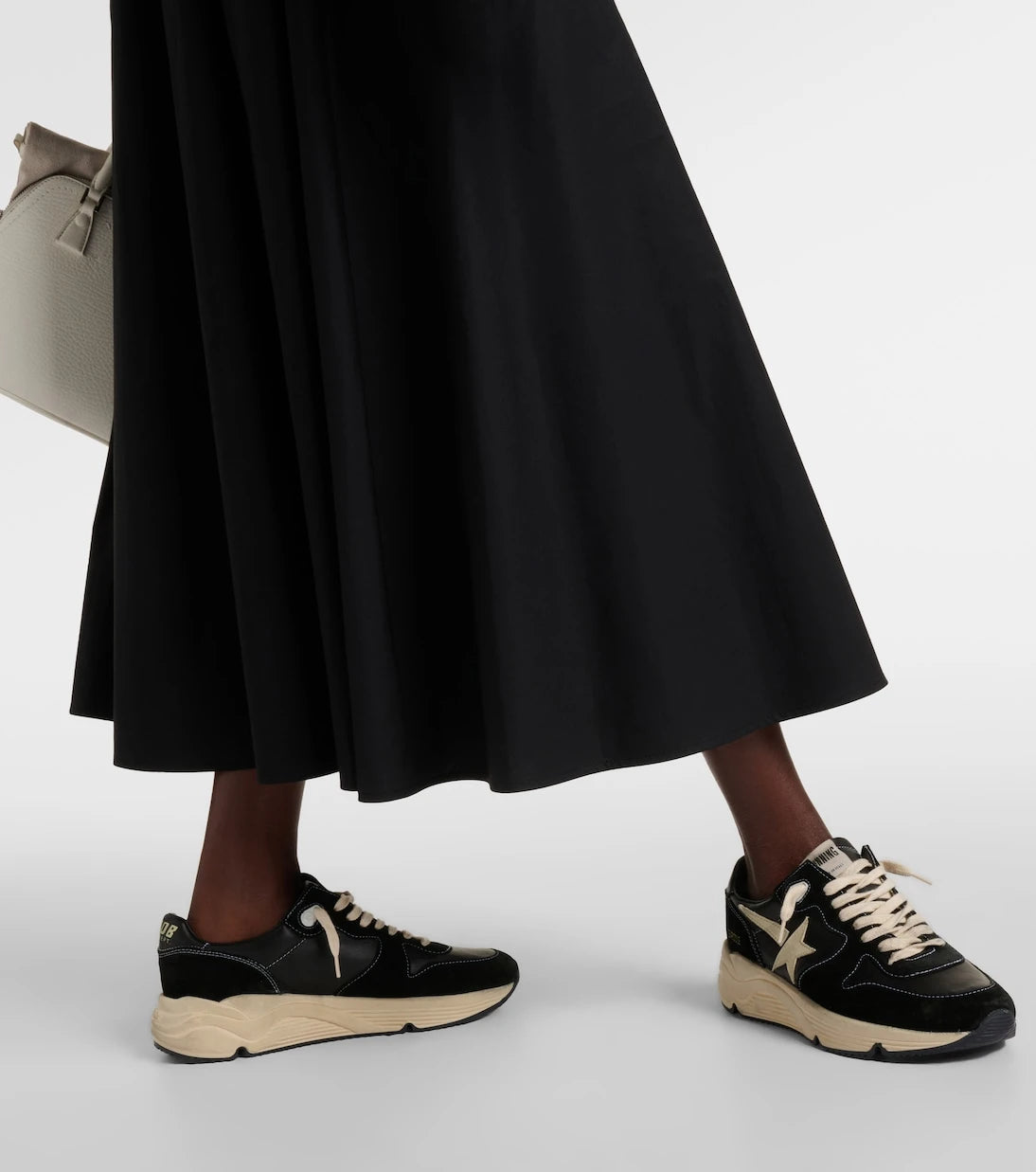 Golden Goose - Running Sole suede and leather sneakers