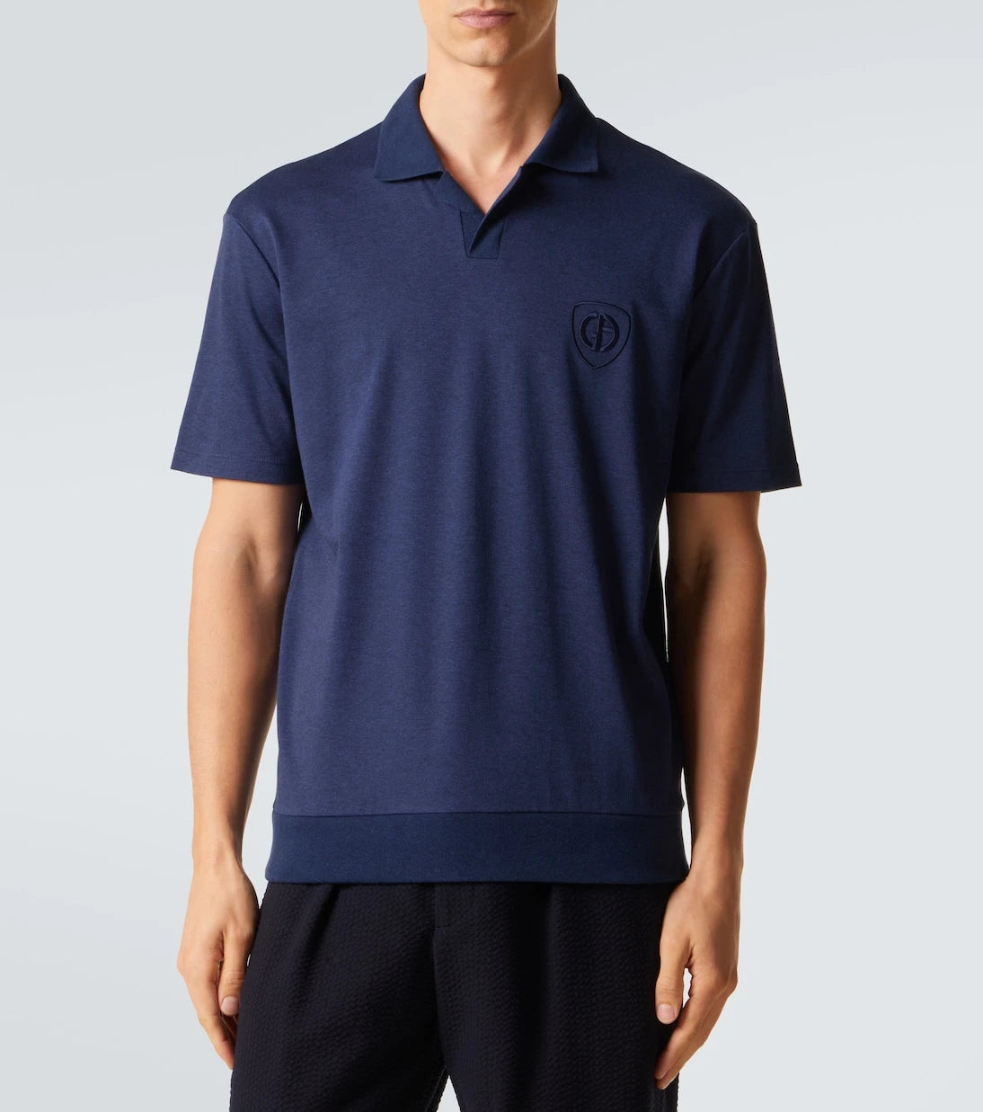 Giorgio Armani - Cotton jersey polo shirt