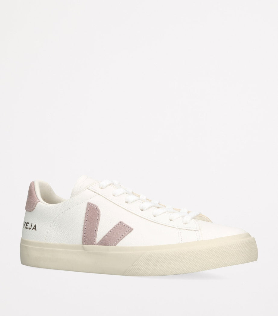 Veja Pink Leather Campo Sneakers
