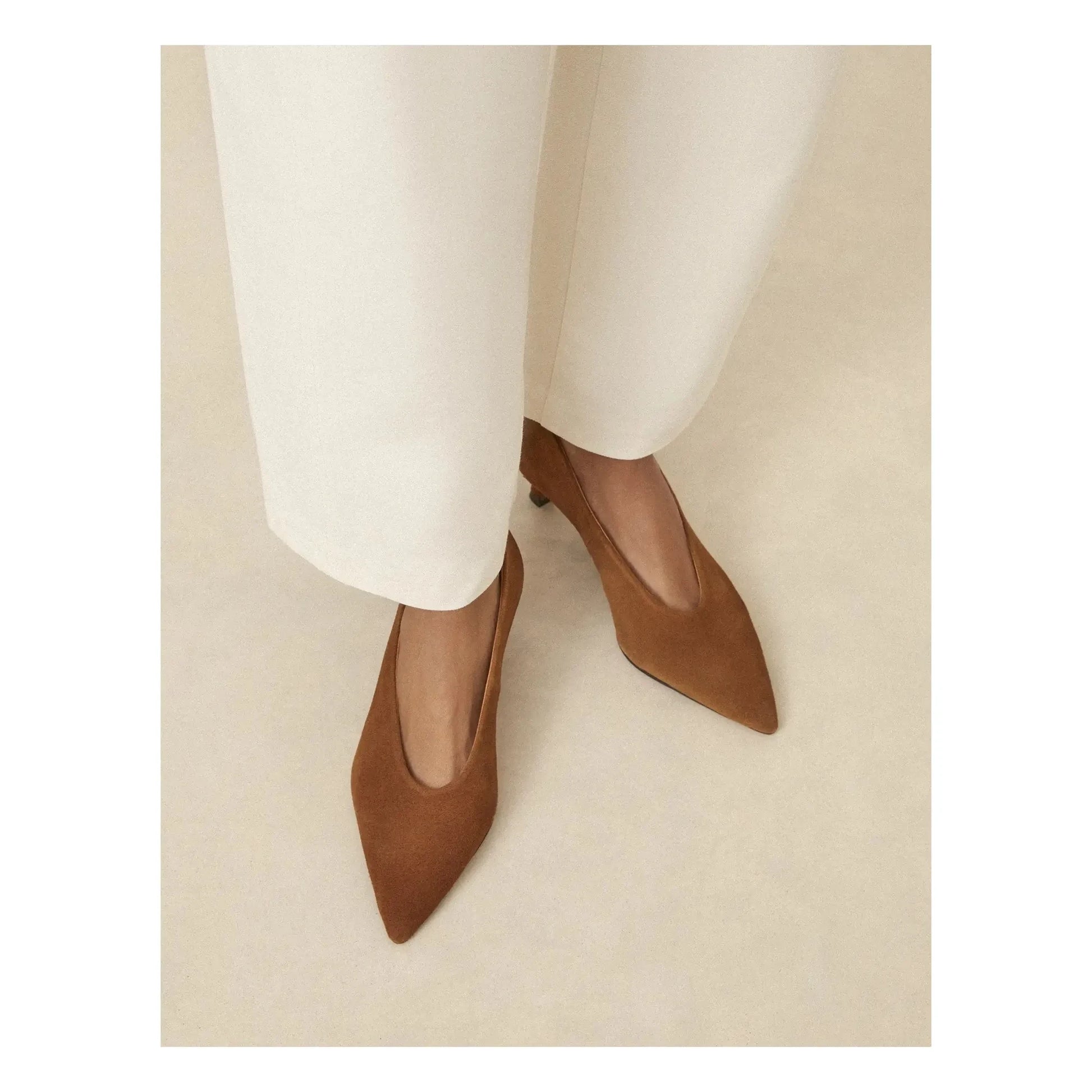 Rivecour - Court shoes n°413 Sweden | Cognac
