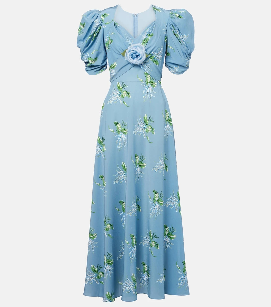 Rodarte - Floral silk cocktail dress