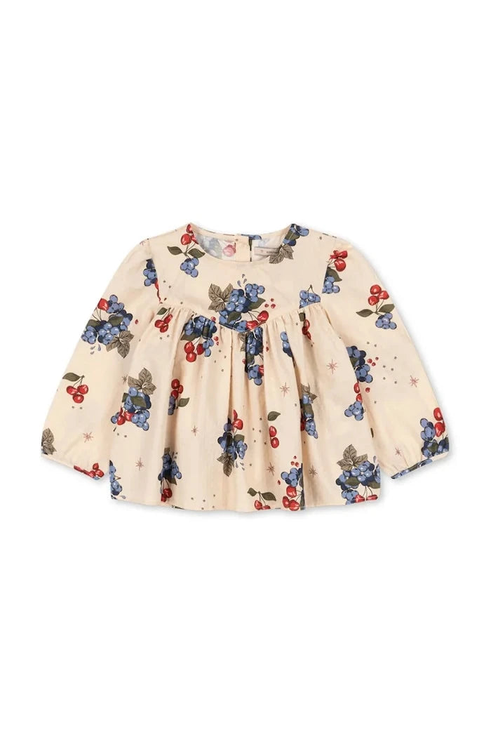 Konges Sløjd AVI LS BLOUSE GOTS Çocuk Pamuklu Bluz