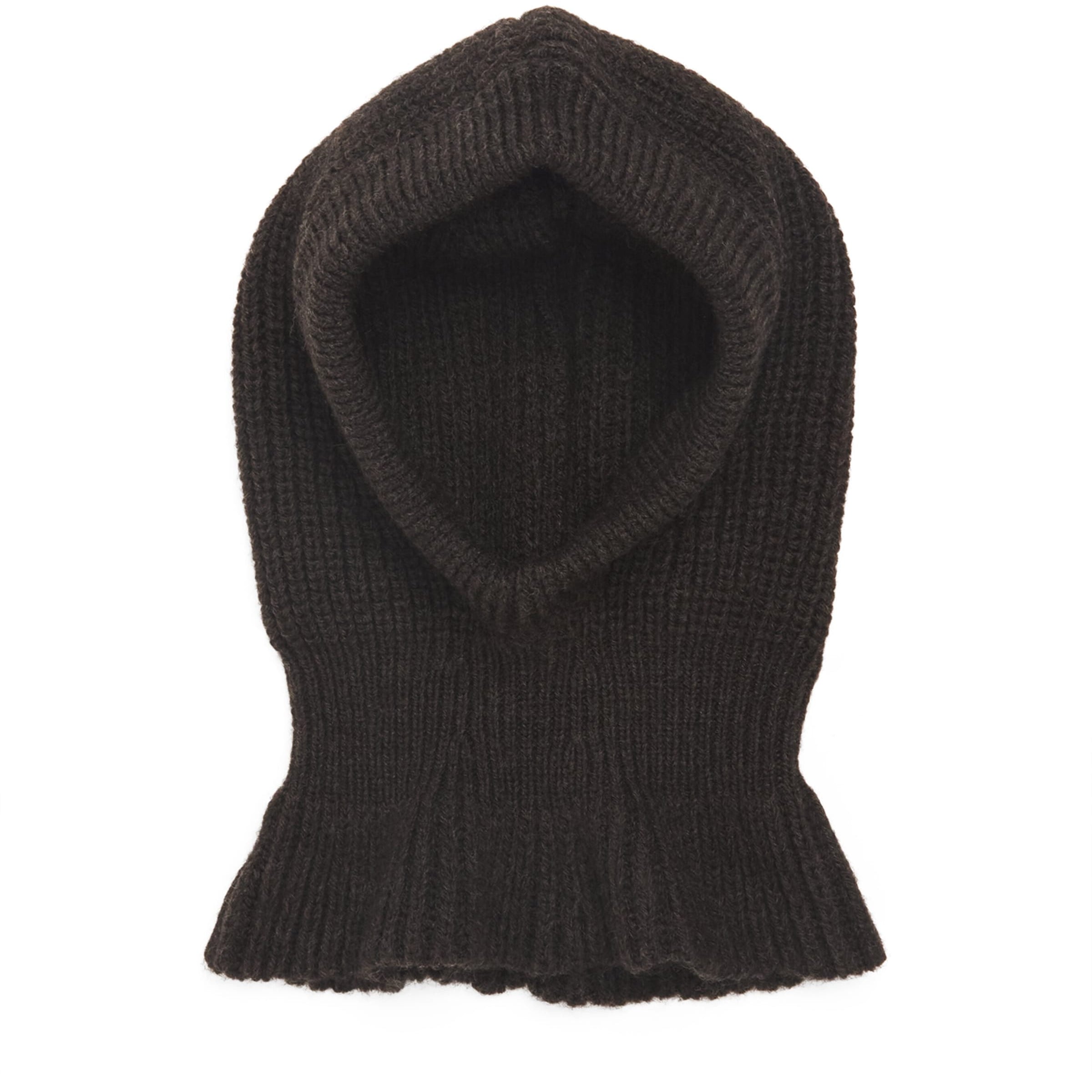 Wool-Blend Knitted Hood