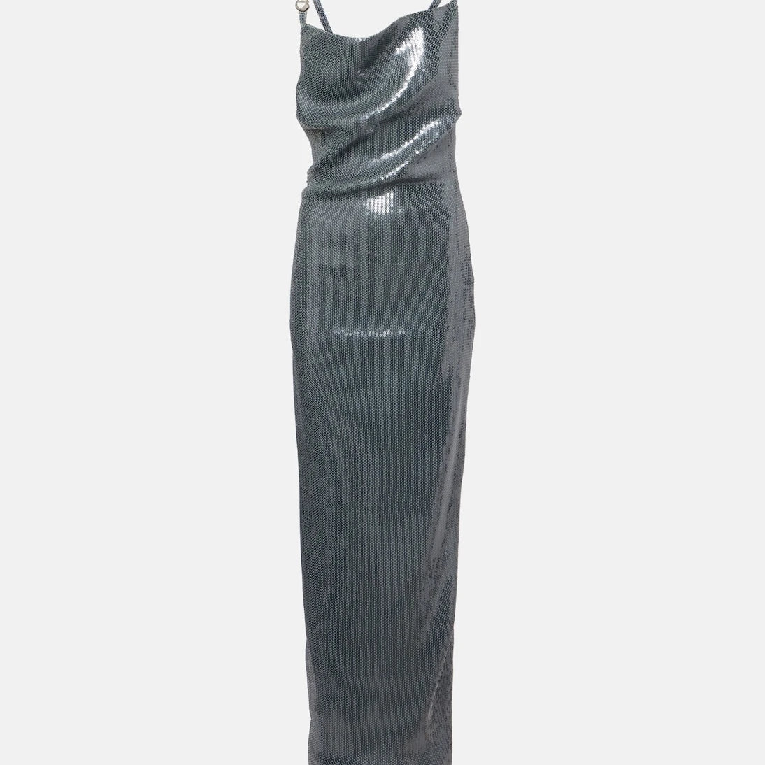 Coperni - Sequined draped gown
