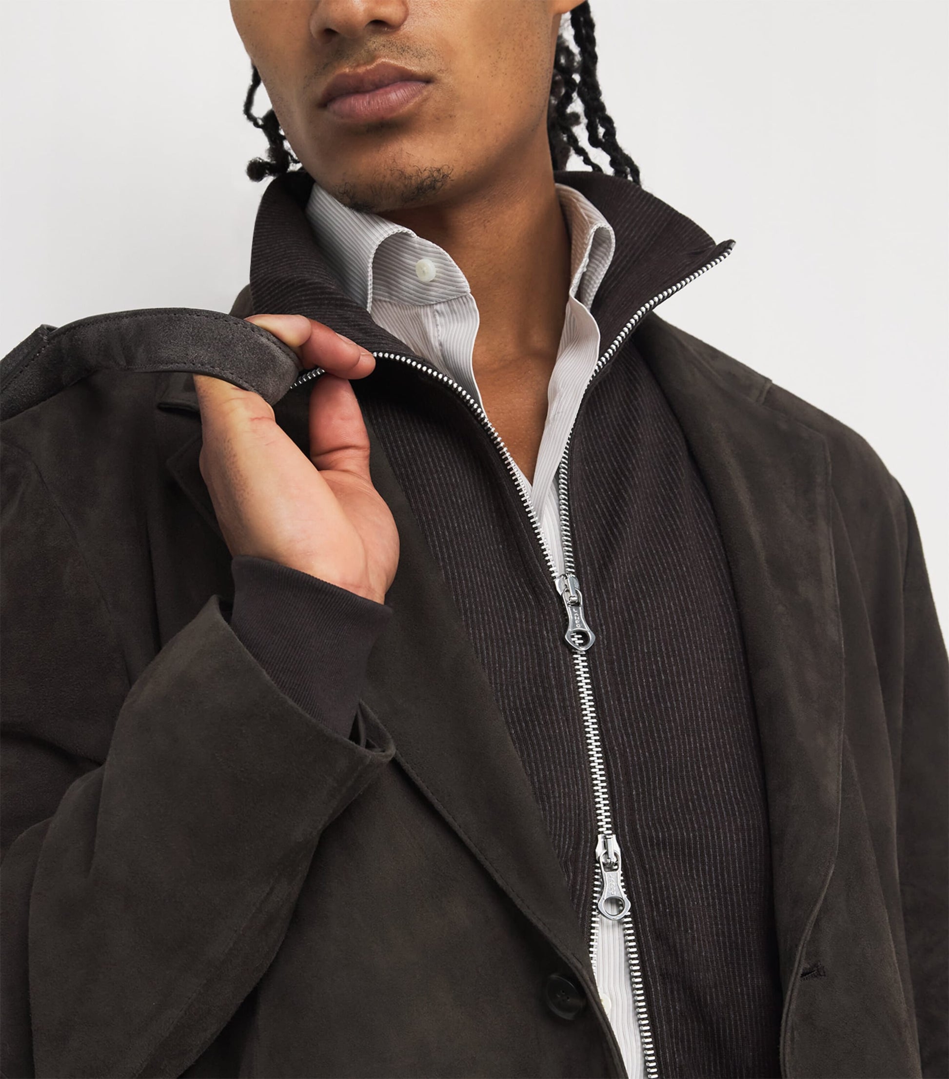 Our Legacy Black Micro-Corduroy Mob Jacket