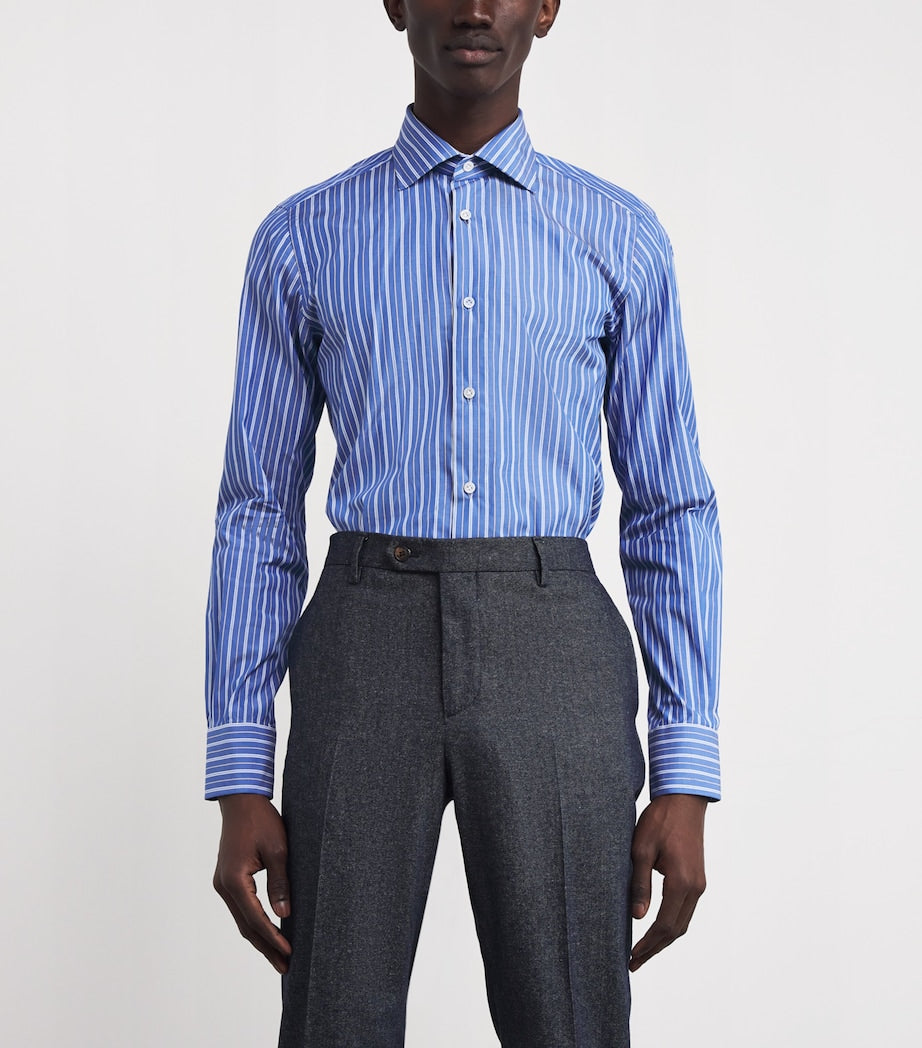 100HANDS Cotton Stripe Vintage Shirt