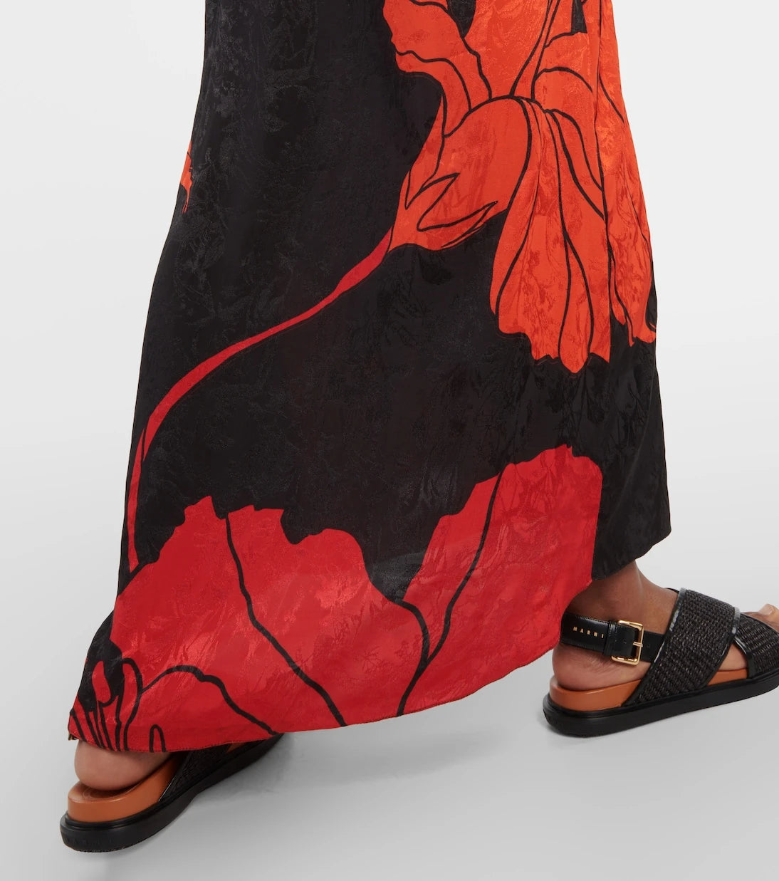 Johanna Ortiz - Floral jacquard maxi dress