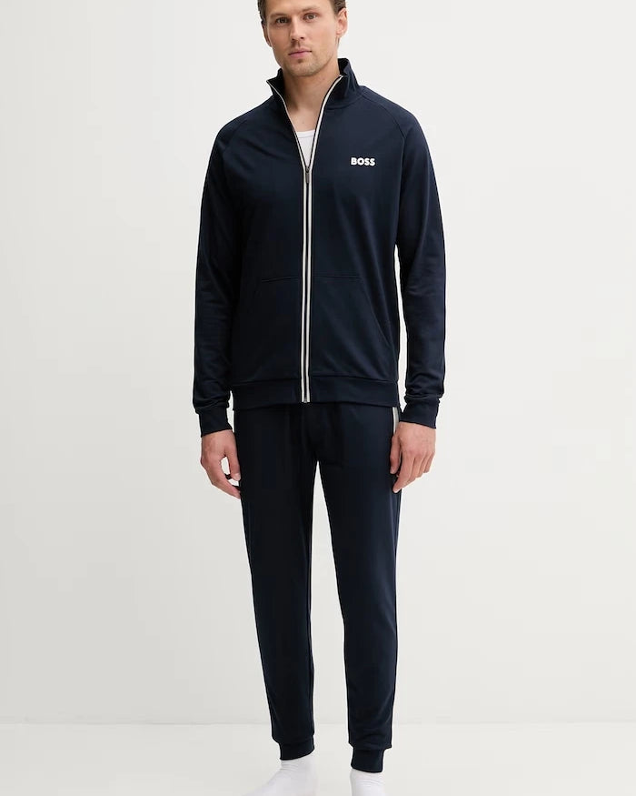 BOSS Erkek Pamuklu Fermuarlı Sweatshirt Authentic Jacket Z