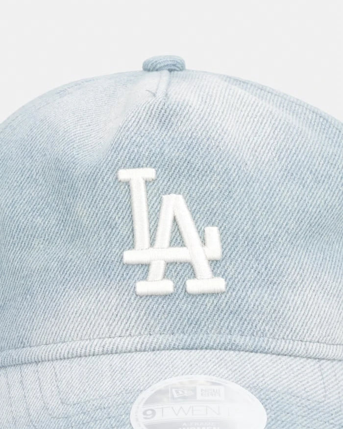 New Era pamuklu kumaştan beyzbol şapkası DENIM 920 LA DODGERS