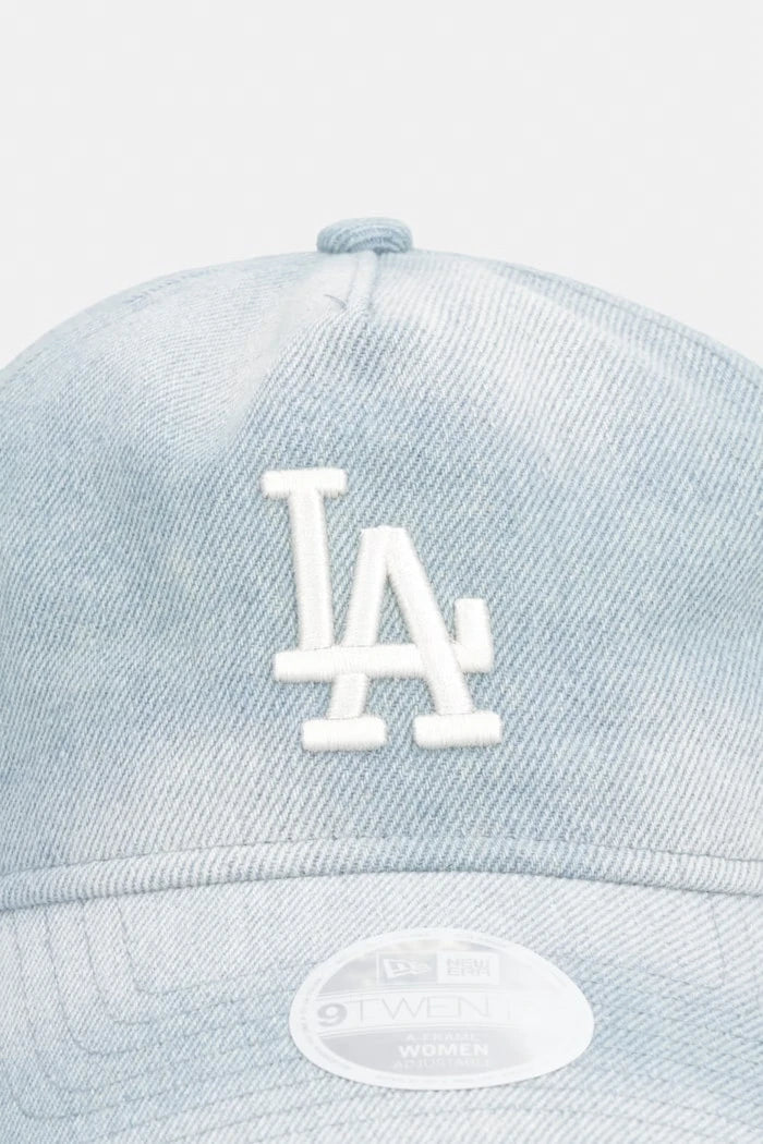 New Era pamuklu kumaştan beyzbol şapkası DENIM 920 LA DODGERS