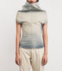 Rick Owens Blue Denim Shroud Top