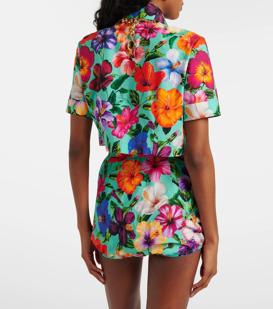 Dolce&Gabbana - Floral cotton shorts