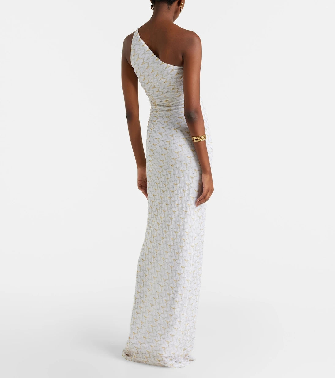 Missoni - Lamé one-shoulder maxi dress