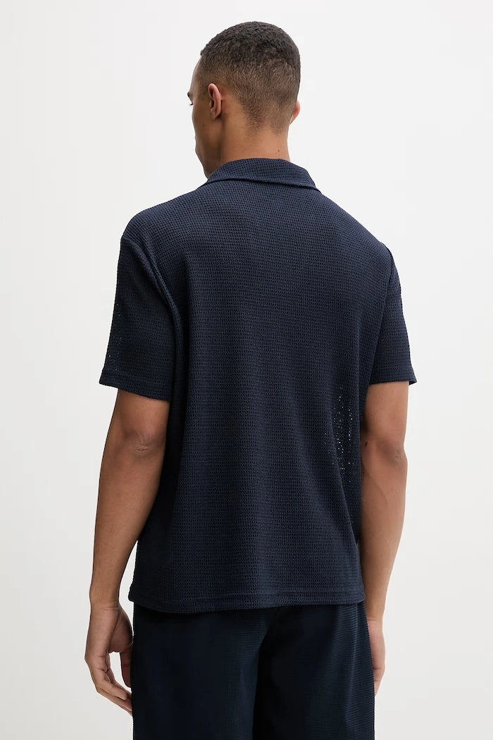 Calvin Klein erkek viskonlu yakalı polo yaka tişört