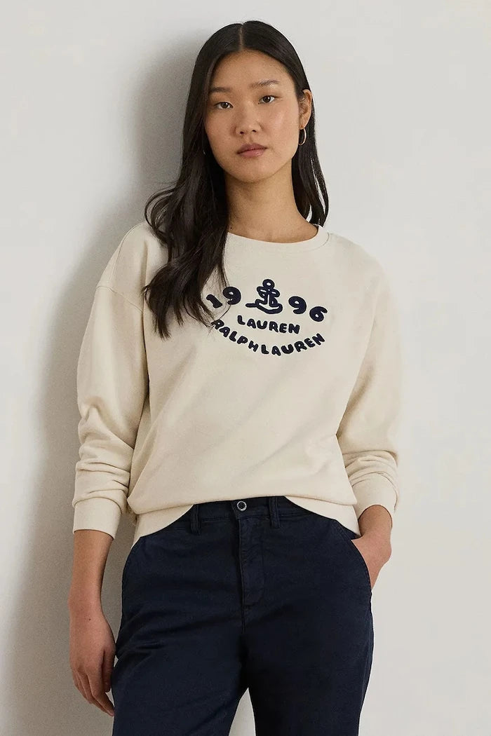 Lauren Ralph Lauren pamuklu kadın sweatshirt