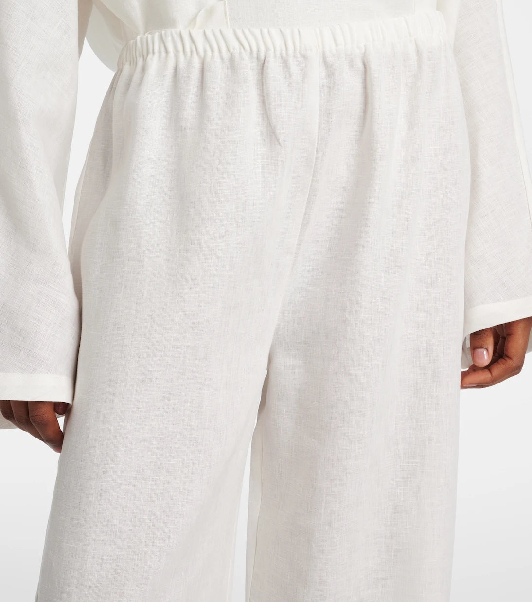 Asceno - Austin linen wide-leg pants