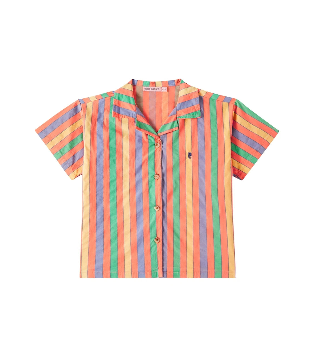 Bobo Choses - Striped cotton-blend shirt