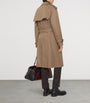 Burberry Brown Long Gabardine Chestwood Trench Coat