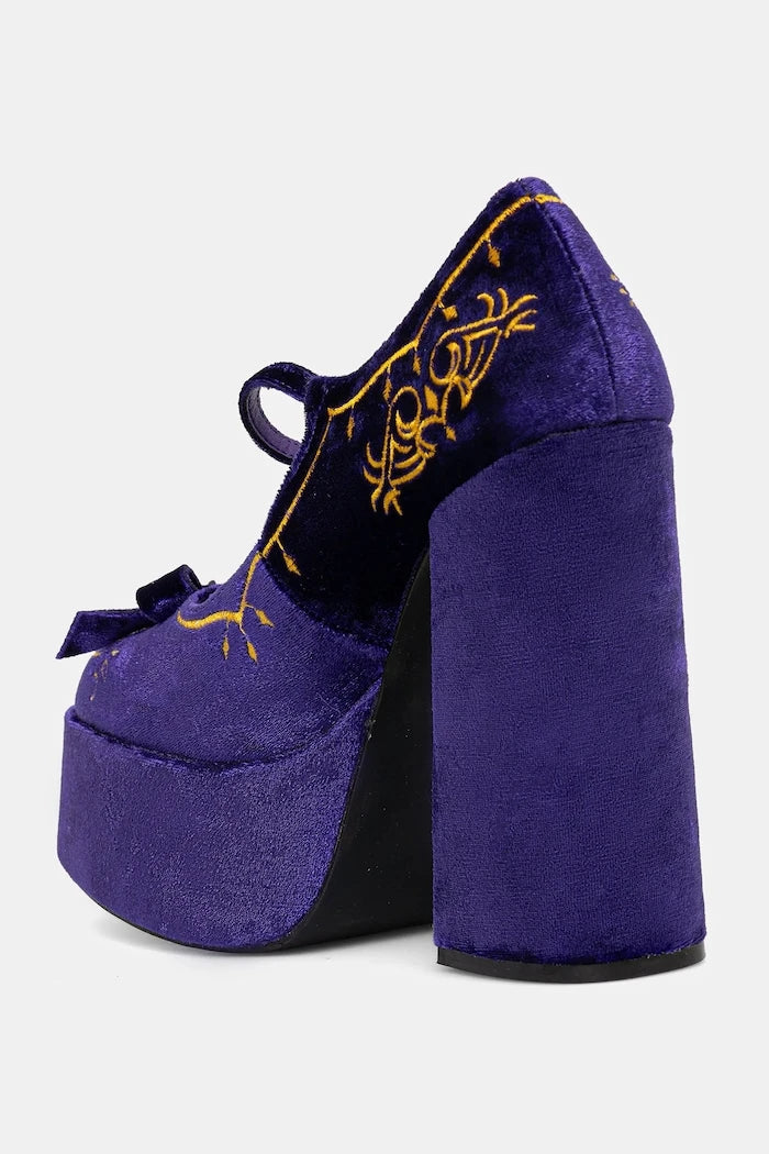 Обувки с дебел ток Koi Footwear Royal Manor