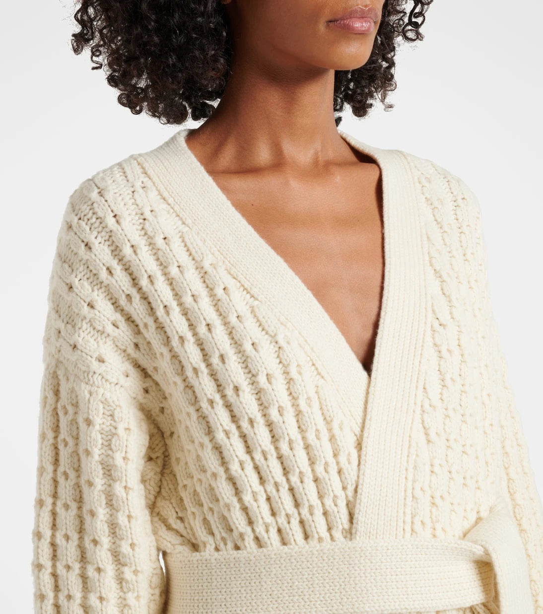 Alaïa - Wool wrap cardigan