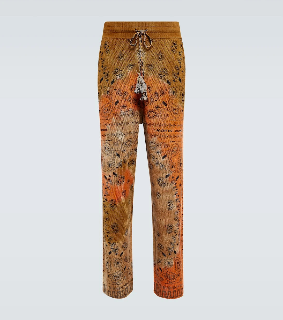 Alanui - Bandana Piquet jacquard cotton pants