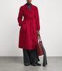 Joseph Red Wool-Cashmere Arline Coat