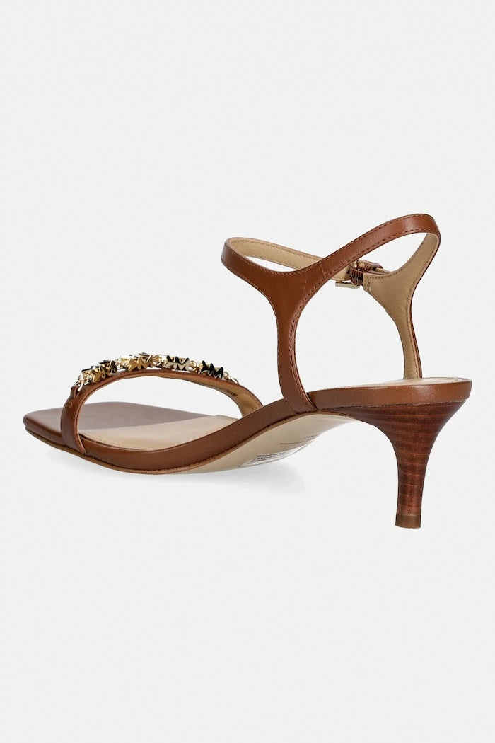 Кожени сандали MICHAEL Michael Kors Dina Kitten Sandal