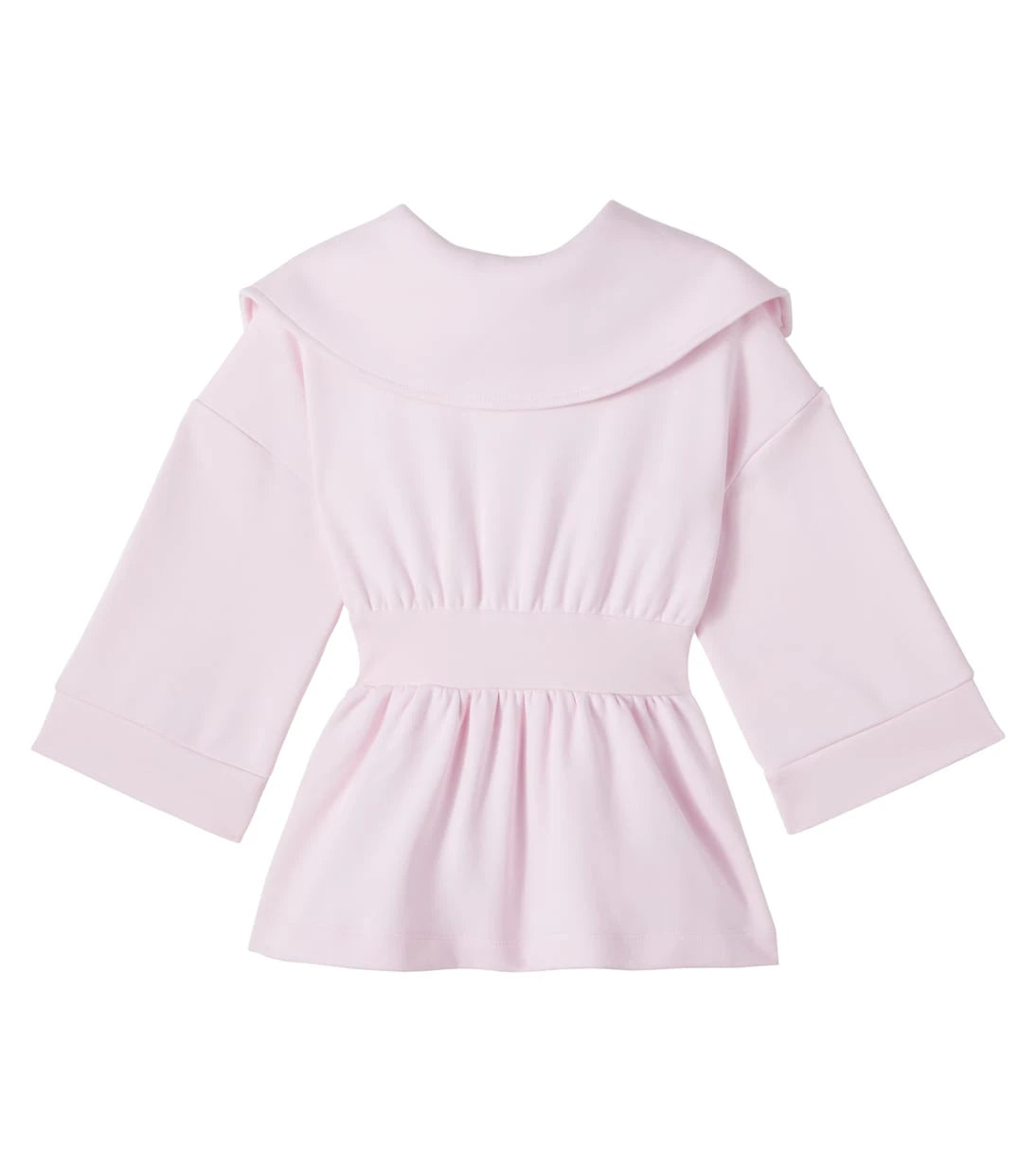 Monnalisa - Floral cotton-blend zip-up sweatshirt