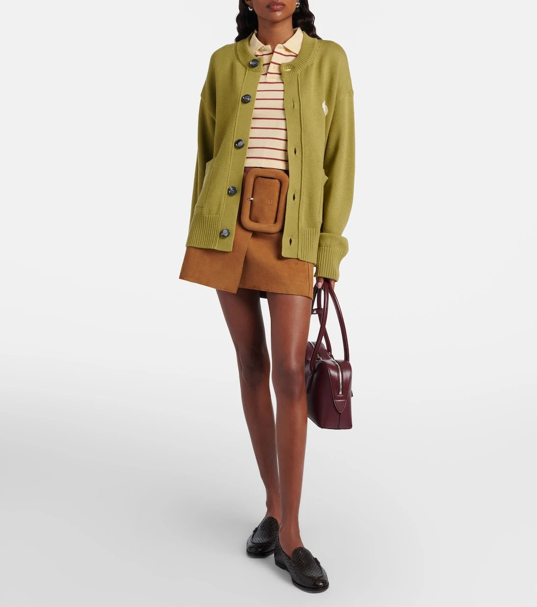 Ami Paris - Ami de Cœur wool and cotton cardigan