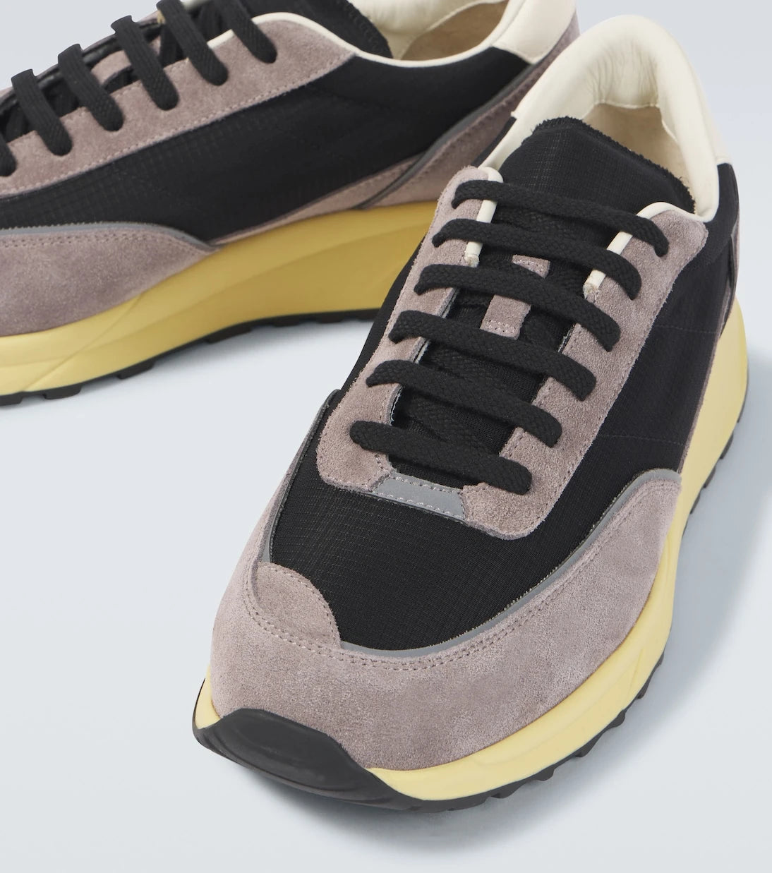 Common Projects - Track Classic suede-trimmed sneakers