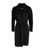 Black Messi Wrap Coat