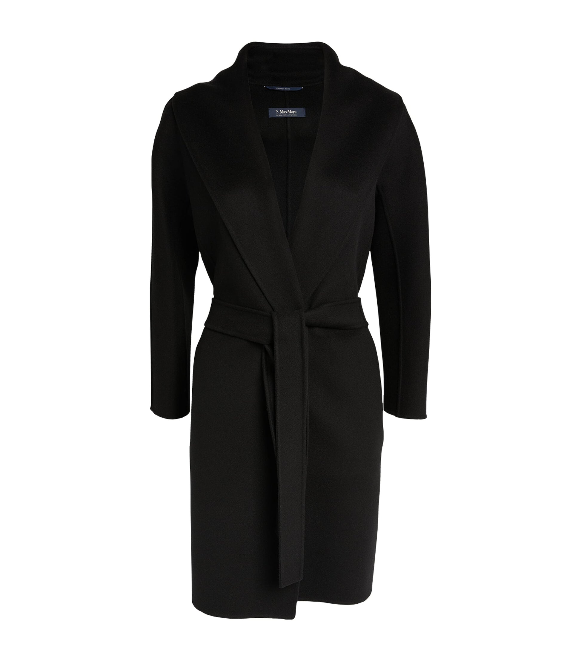 Black Messi Wrap Coat