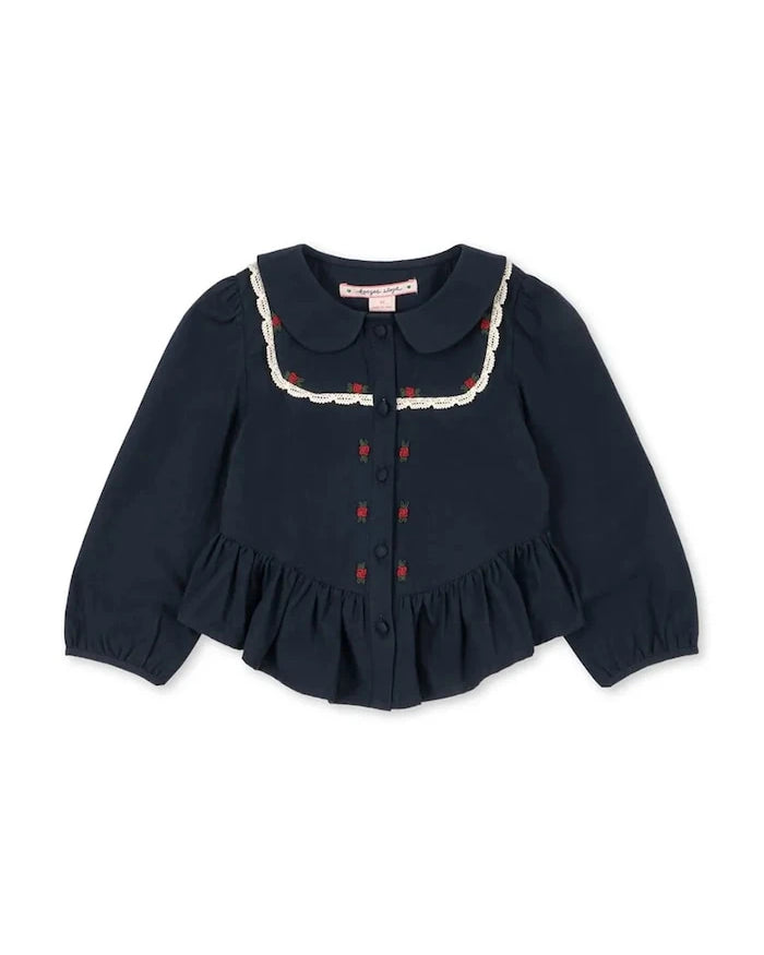 Konges Sløjd EMMY SHIRT GOTS Çocuk Pamuk Gömlek