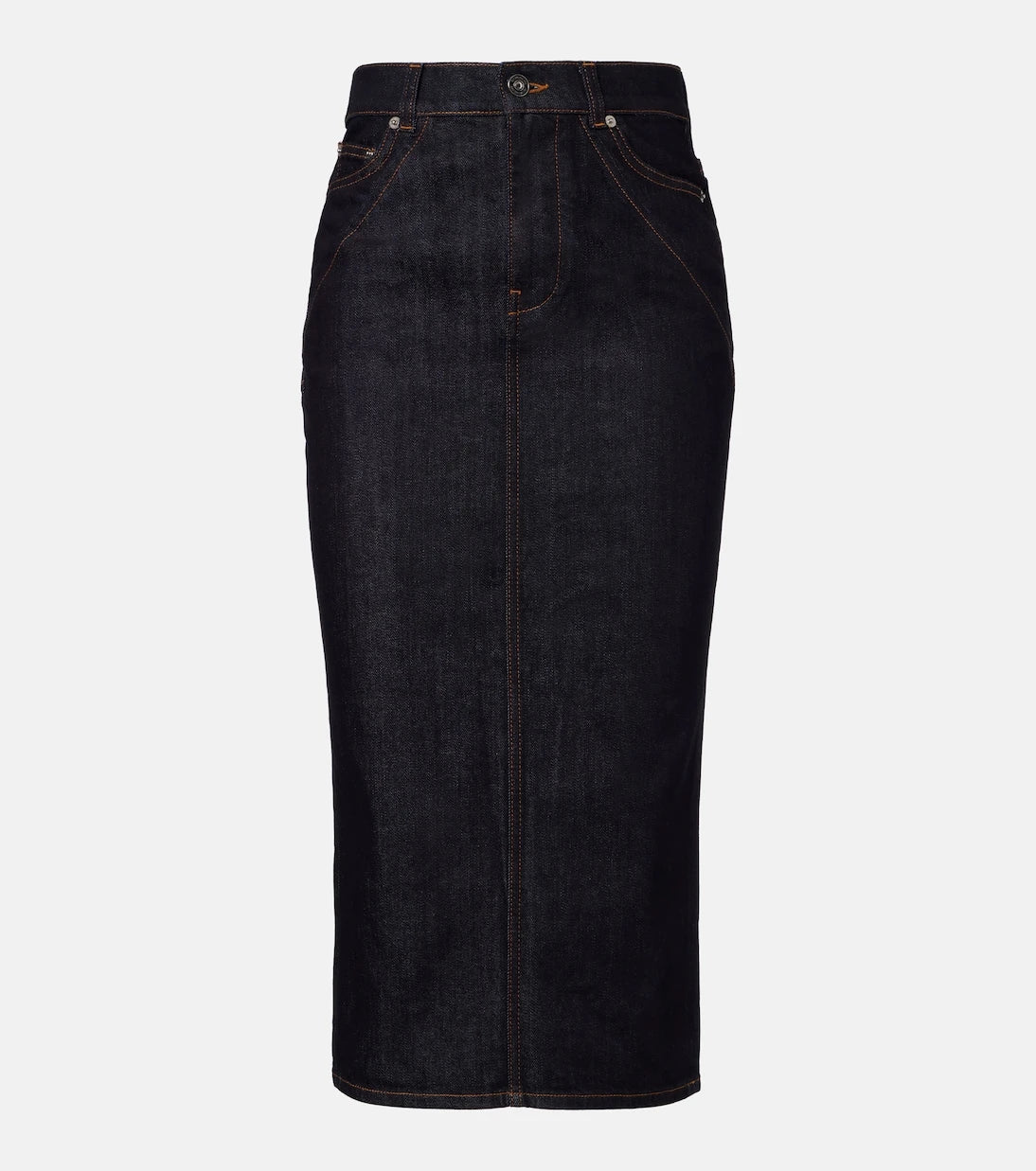 Givenchy - Denim midi skirt