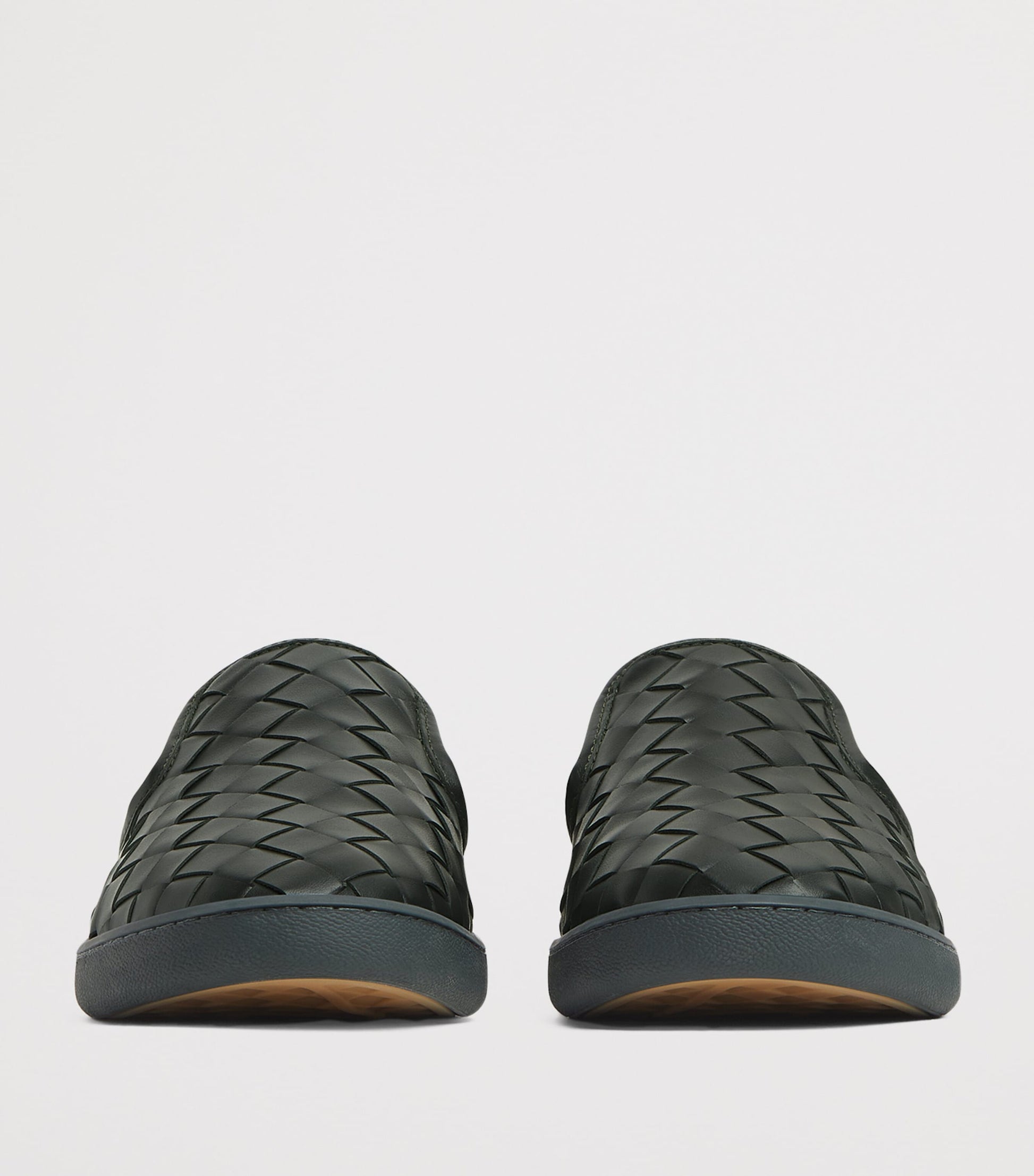 Leather Intrecciato Loafers