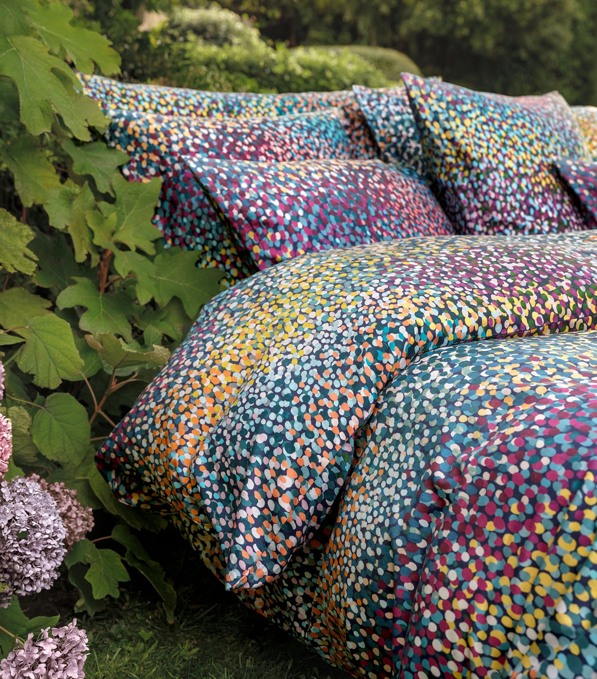 Cotton Sateen Jana King Duvet Cover (220cm x 230cm)