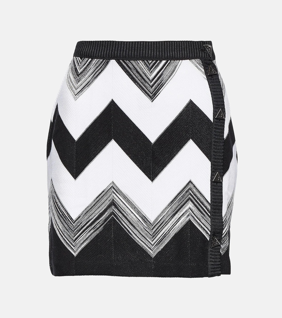 Missoni - Zig-zag knitted miniskirt
