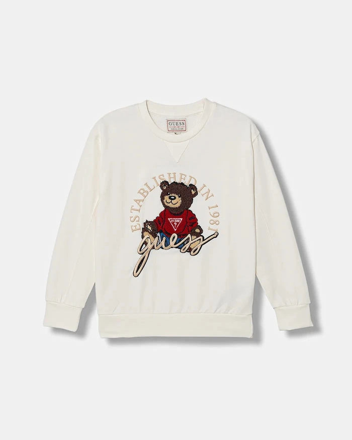 Çocuk Pamuklu Sweatshirt Guess